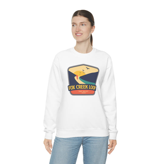 Fox Creek Loop - Sun Valley, Idaho Unisex Heavy Blend Crewneck Sweatshirt