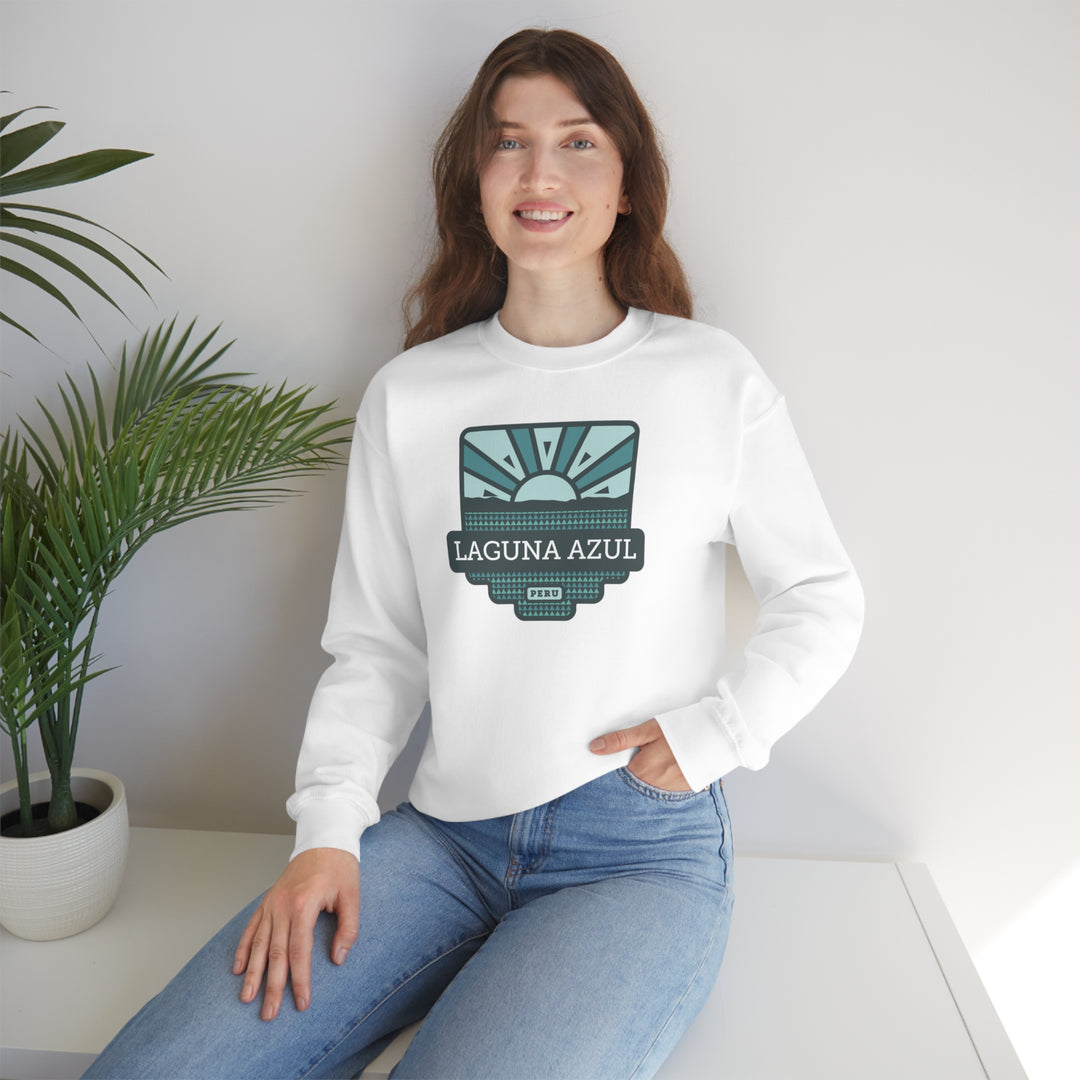 Laguna Azul - Peru Unisex Heavy Blend Crewneck Sweatshirt