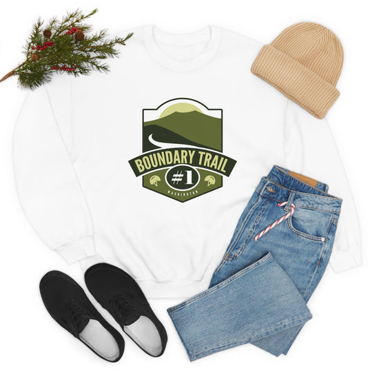 Boundary Trail #1 - Washington Unisex Heavy Blend Crewneck Sweatshirt