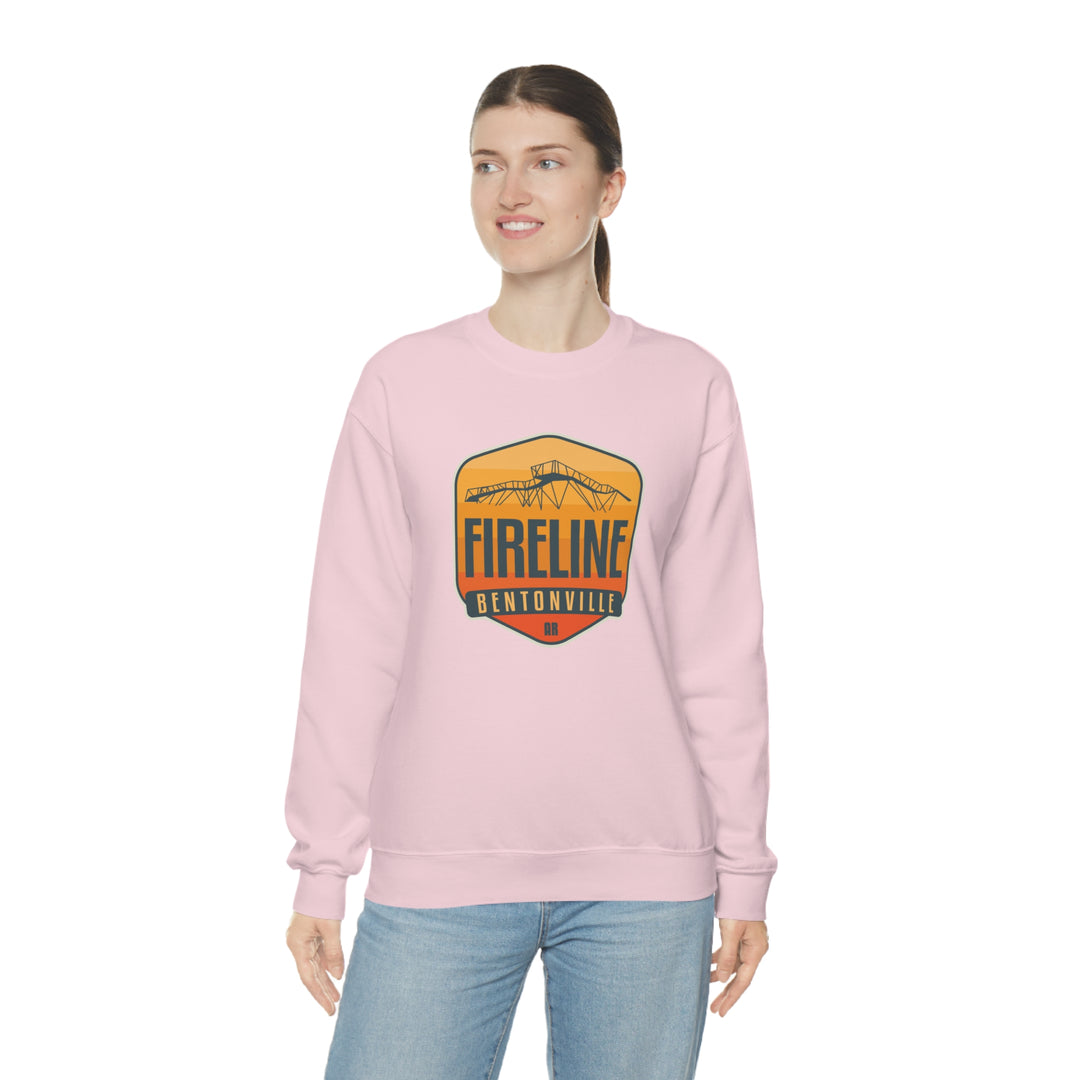 Fireline - Bentonville, Arkansas Unisex Heavy Blend Crewneck Sweatshirt