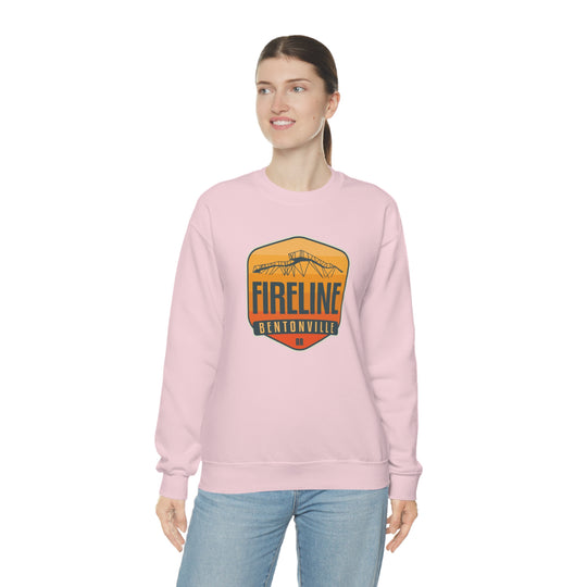 Fireline - Bentonville, Arkansas Unisex Heavy Blend Crewneck Sweatshirt