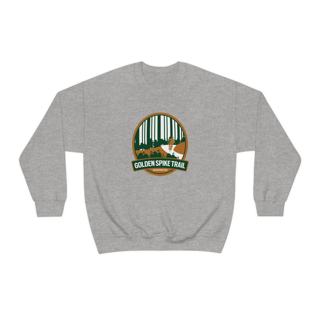 Golden Spike Trail - Washington State Unisex Heavy Blend Crewneck Sweatshirt