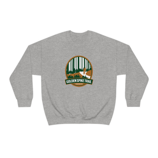 Golden Spike Trail - Washington State Unisex Heavy Blend Crewneck Sweatshirt