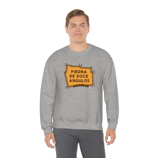 Piedra de doce angulos - Cuzco, Peru Unisex Heavy Blend Crewneck Sweatshirt