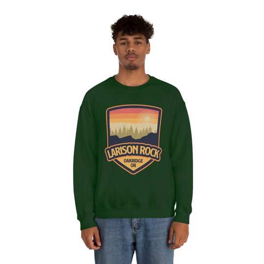 Larison Rock - Oakridge, Oregon Unisex Heavy Blend Crewneck Sweatshirt