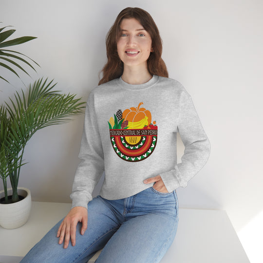 Mercado Central de San Pedro - Cusco, Peru Unisex Heavy Blend Crewneck Sweatshirt