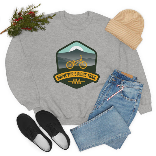 Surveyor's Ridge Trail - Odell, Oregon Unisex Heavy Blend Crewneck Sweatshirt