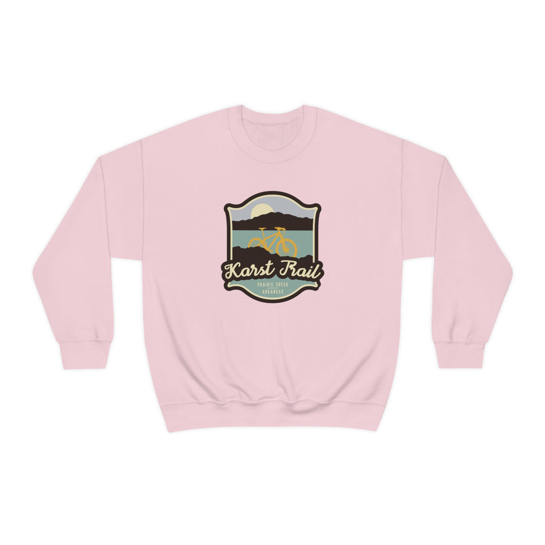 Karst Trail - Prairie Creek, Arkansas Unisex Heavy Blend Crewneck Sweatshirt