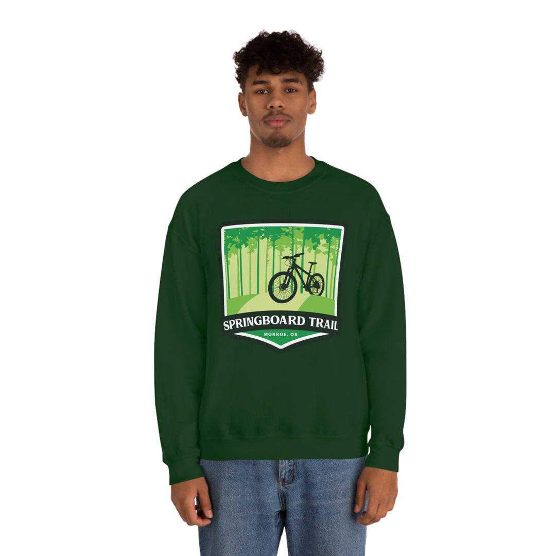 Springboard Trail - Monroe, Oregon Unisex Heavy Blend Crewneck Sweatshirt