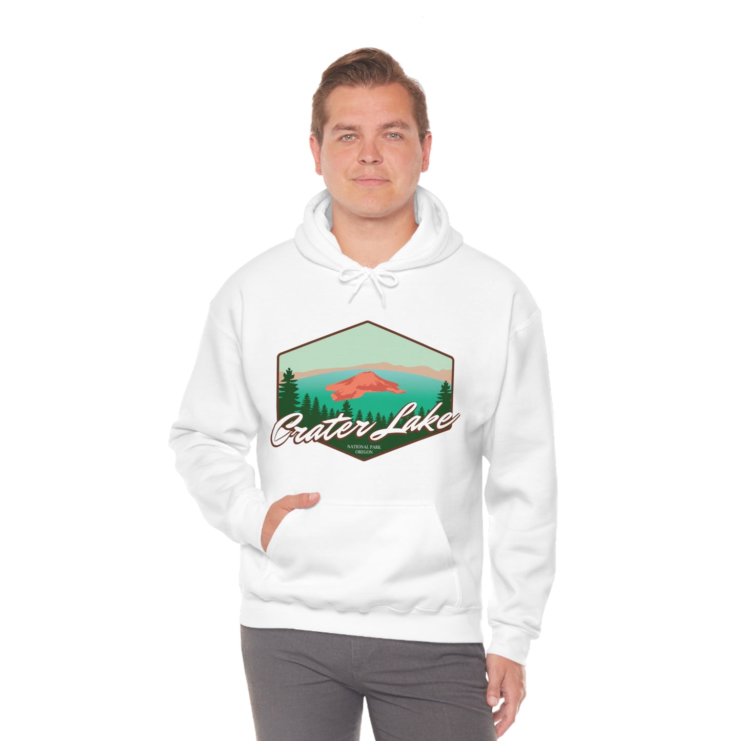 Crater Lake National Park Unisex Heavy Blend Hoodie Sweatshirt Oregon hiker gift