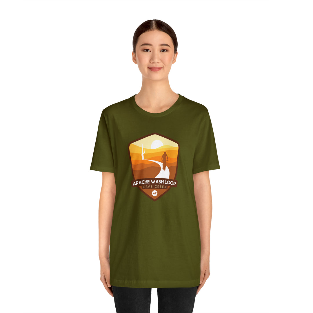 Apache Wash Loop - Cave Creek, Arizona Unisex T-Shirt hiker gift - Utah