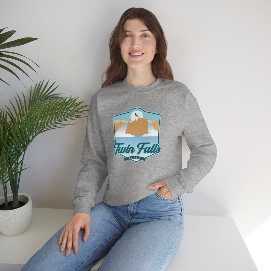 Twin Falls - Idaho Unisex Heavy Blend Crewneck Sweatshirt