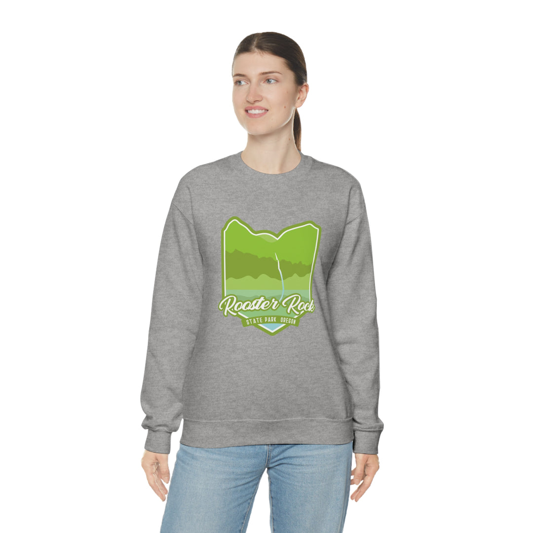 Rooster Rock State Park - Oregon Unisex Heavy Blend Crewneck Sweatshirt