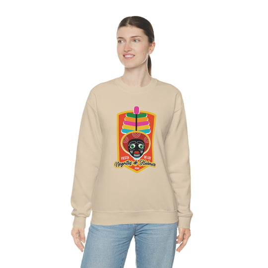 Fiesta de los Negritos de Huanuco - Peru Unisex Heavy Blend Crewneck Sweatshirt