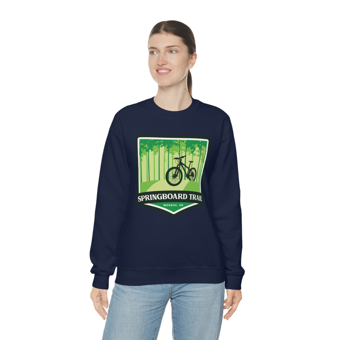 Springboard Trail - Monroe, Oregon Unisex Heavy Blend Crewneck Sweatshirt