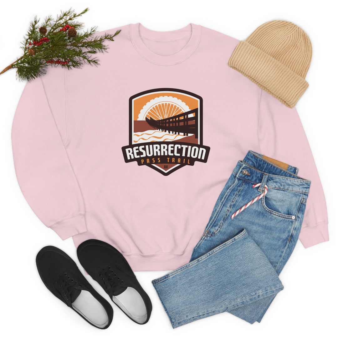 Resurrection Pass Trail - Alaska Unisex Heavy Blend Crewneck Sweatshirt