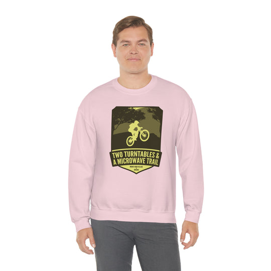 Two Turntables and a Microwave Trail - Mount Hood Village, OR Unisex Heavy Blend Crewneck Sweatshirt