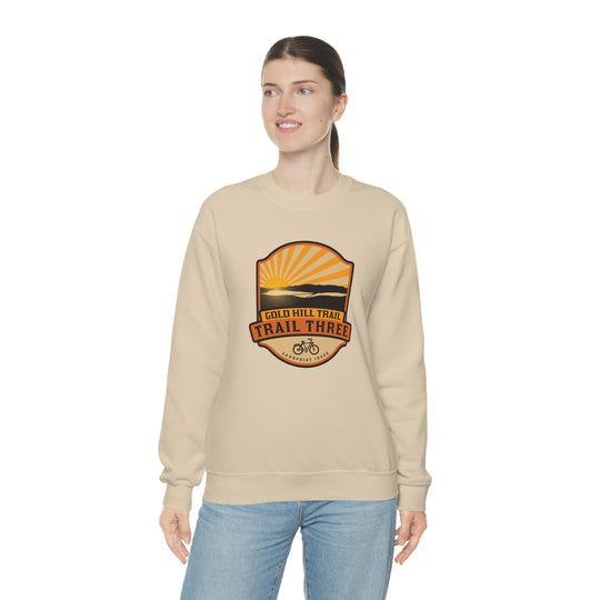 Gold Hill Trail (Trail 3) - Sandpoint, Idaho Unisex Heavy Blend Crewneck Sweatshirt