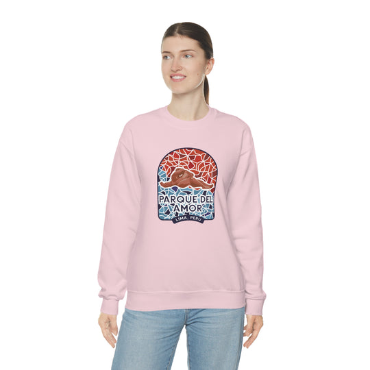 Parque del Amor - Lima, Peru Unisex Heavy Blend Crewneck Sweatshirt