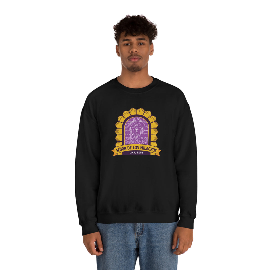 Senor de los Milagros - Lima, Peru Unisex Heavy Blend Crewneck Sweatshirt