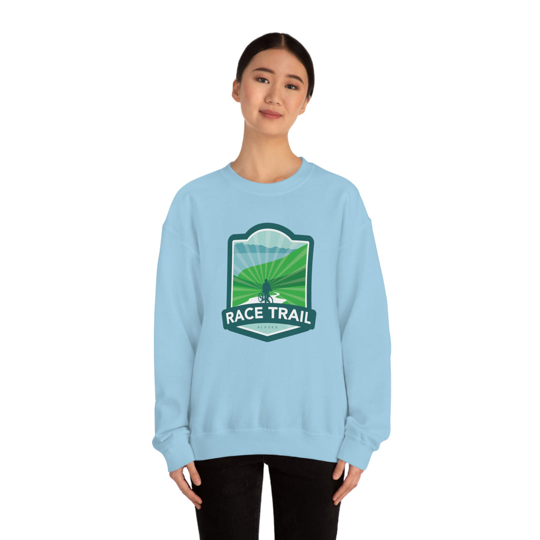 Race Trail - Alaska Unisex Heavy Blend Crewneck Sweatshirt