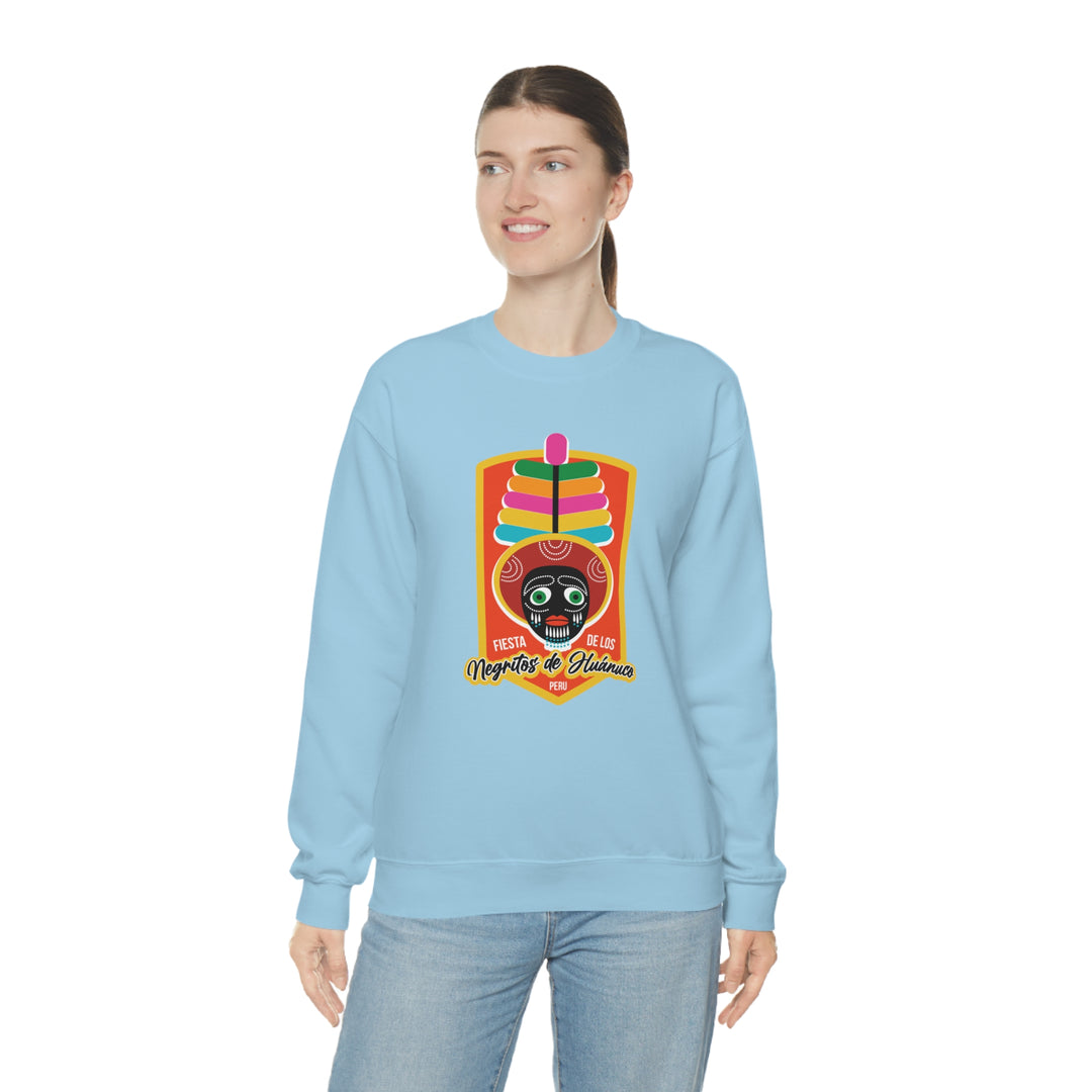 Fiesta de los Negritos de Huanuco - Peru Unisex Heavy Blend Crewneck Sweatshirt