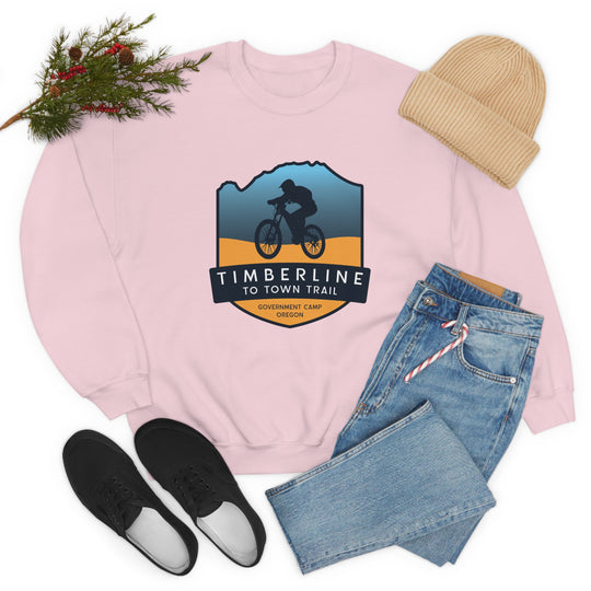 Timberline to Town Trail - Government Camp, Oregon Unisex Heavy Blend Crewneck Sweatshirt