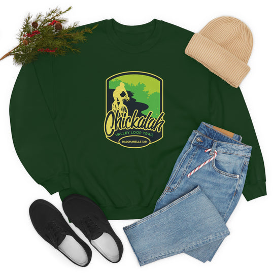 Chickalah Valley Loop Trail - Dardanelle, Arkansas Unisex Heavy Blend Crewneck Sweatshirt