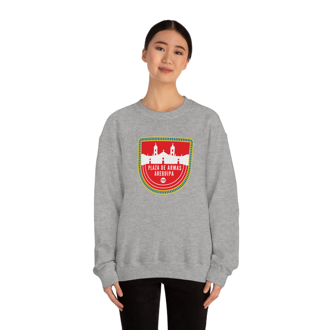 Plaza de Armas Arequipa - Peru Unisex Heavy Blend Crewneck Sweatshirt