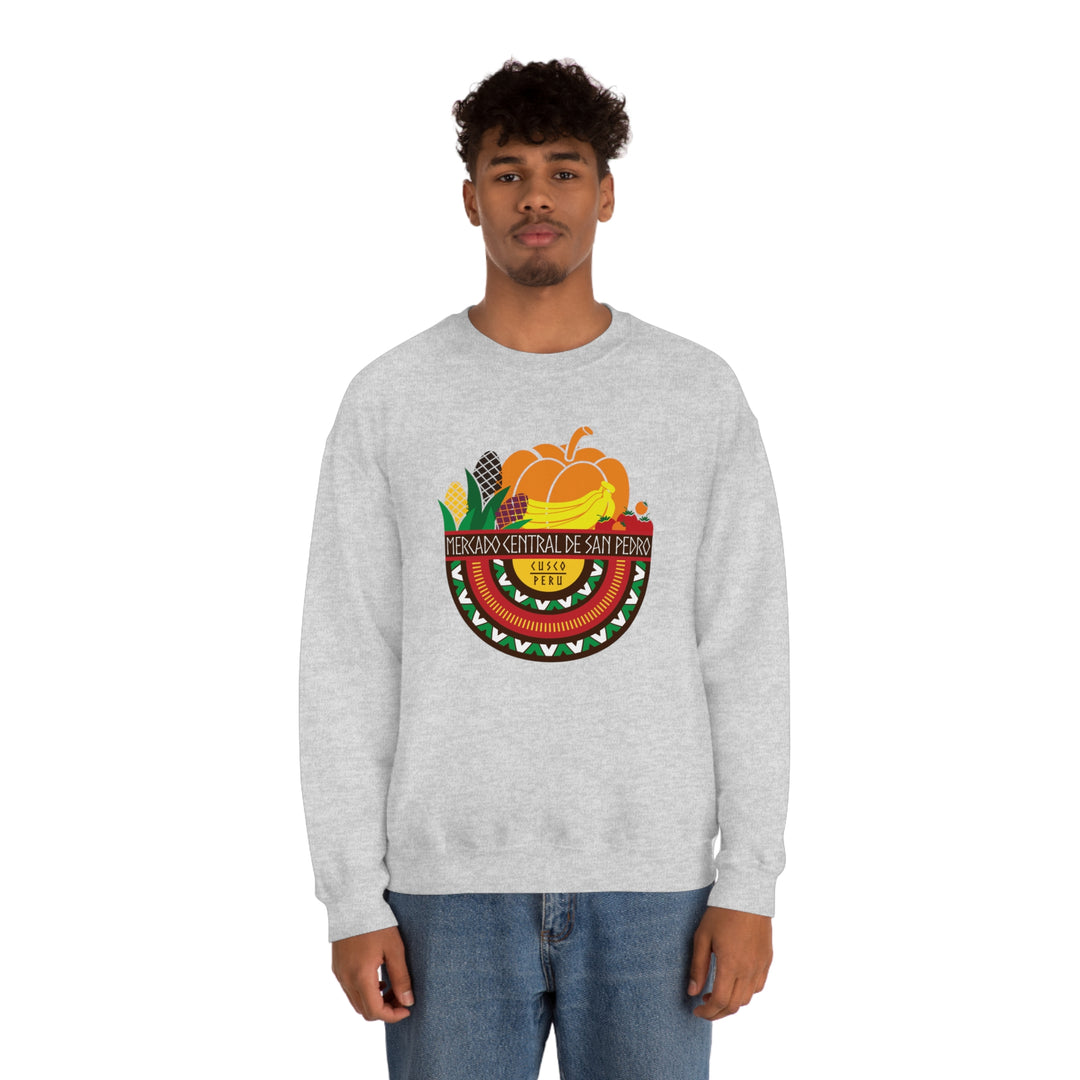 Mercado Central de San Pedro - Cusco, Peru Unisex Heavy Blend Crewneck Sweatshirt