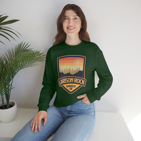 Larison Rock - Oakridge, Oregon Unisex Heavy Blend Crewneck Sweatshirt