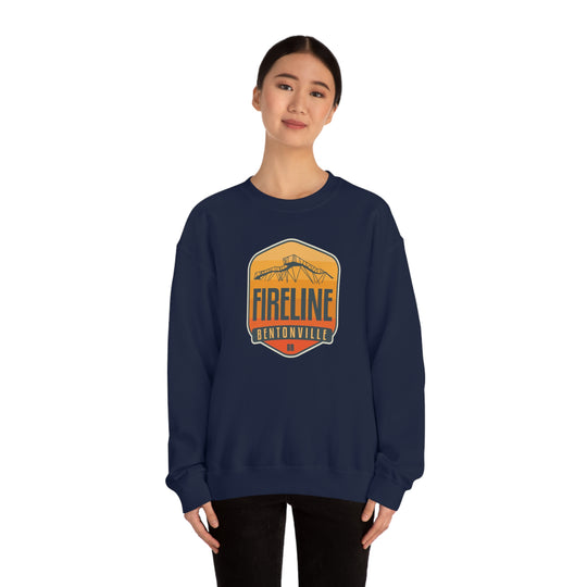 Fireline - Bentonville, Arkansas Unisex Heavy Blend Crewneck Sweatshirt