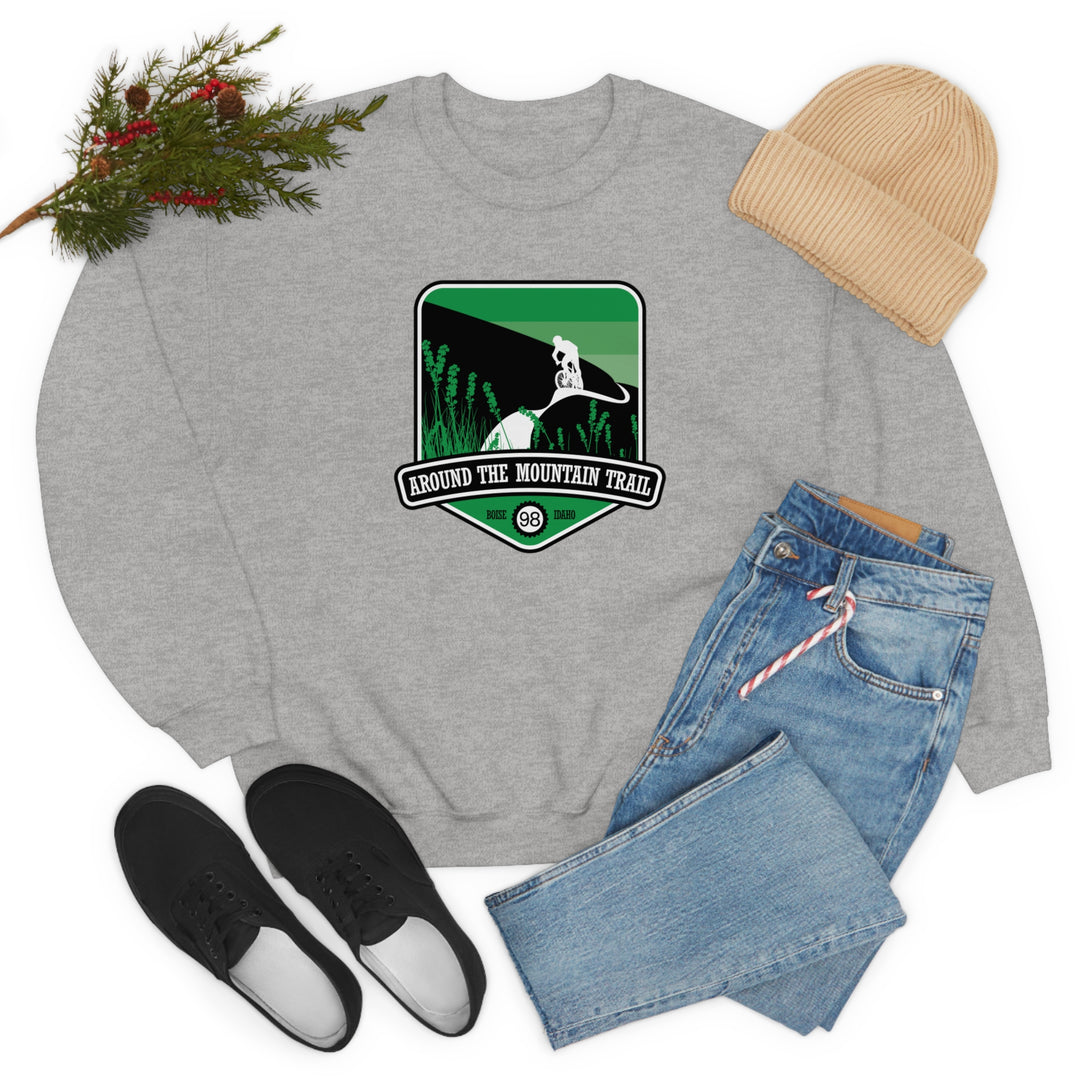 Around the Mountain Trail (98) - Boise, Idaho Unisex Heavy Blend Crewneck Sweatshirt