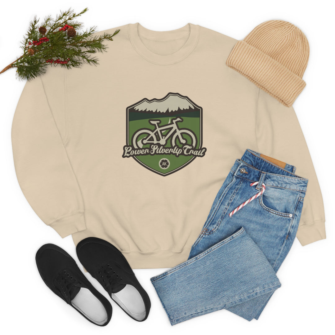 Lower Silvertip Trail - Alaska Unisex Heavy Blend Crewneck Sweatshirt