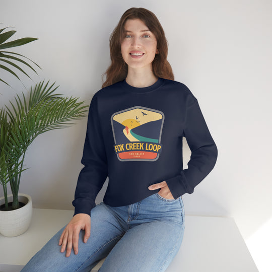 Fox Creek Loop - Sun Valley, Idaho Unisex Heavy Blend Crewneck Sweatshirt