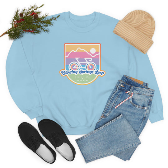 Blowing Springs Loop - Bella Vista, Arkansas Unisex Heavy Blend Crewneck Sweatshirt