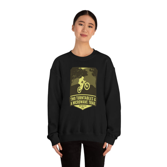 Two Turntables and a Microwave Trail - Mount Hood Village, OR Unisex Heavy Blend Crewneck Sweatshirt