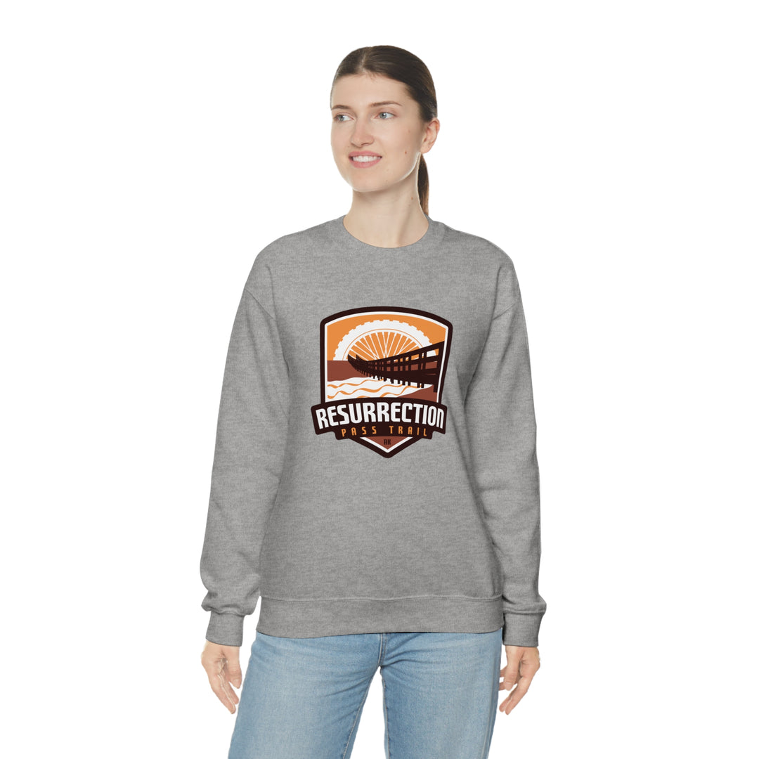 Resurrection Pass Trail - Alaska Unisex Heavy Blend Crewneck Sweatshirt