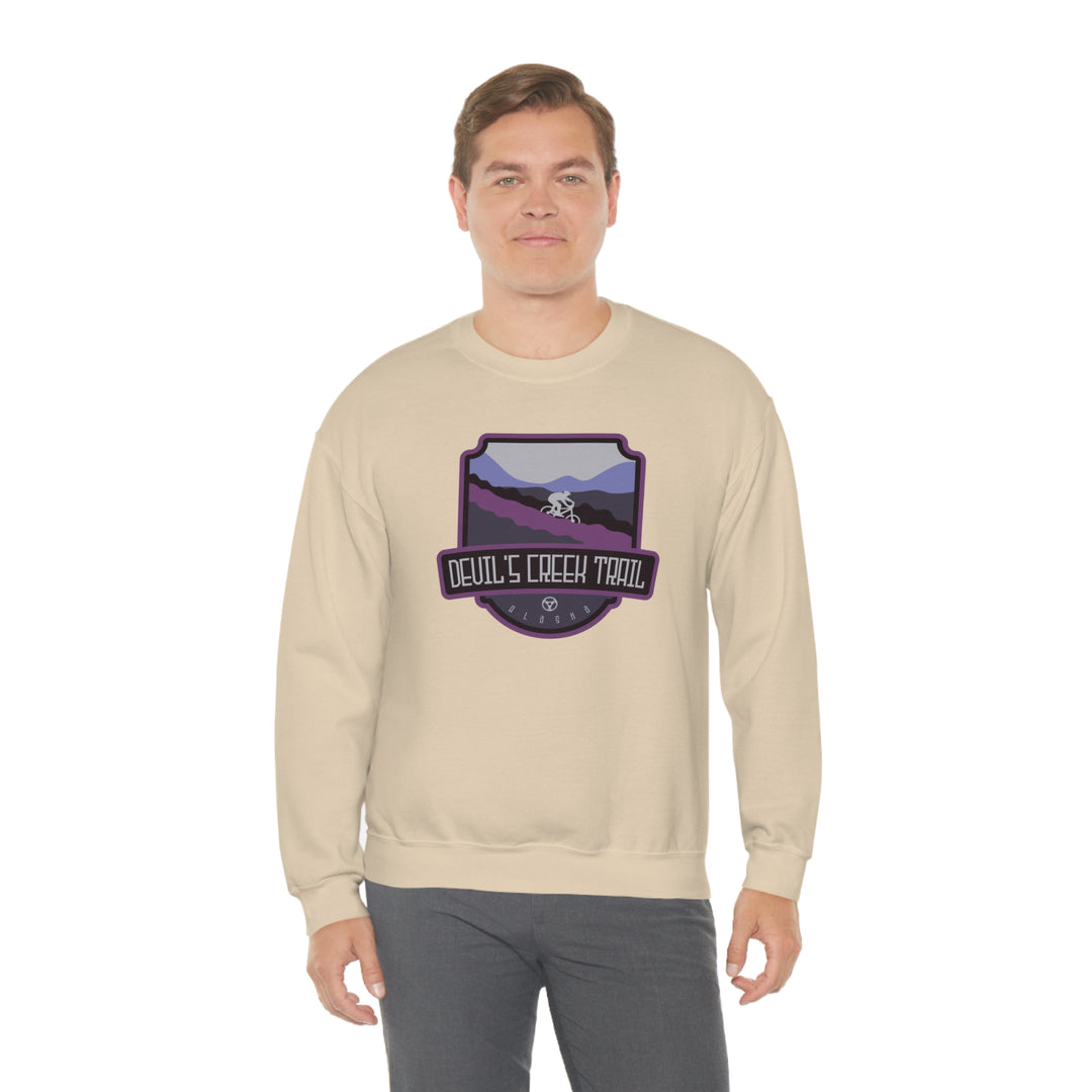 Devil's Creek Trail - Alaska Unisex Heavy Blend Crewneck Sweatshirt