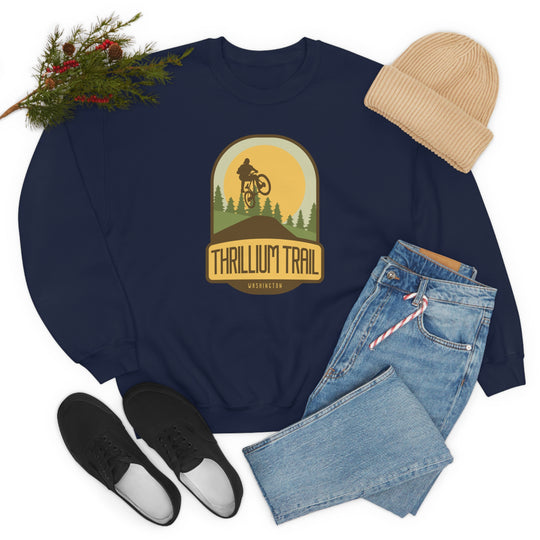 Thrillium Trail - Washington Unisex Heavy Blend Crewneck Sweatshirt