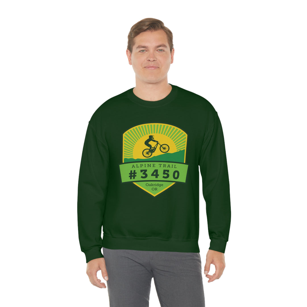 Alpine Trail #3450 - Oakridge, Oregon Unisex Heavy Blend Crewneck Sweatshirt