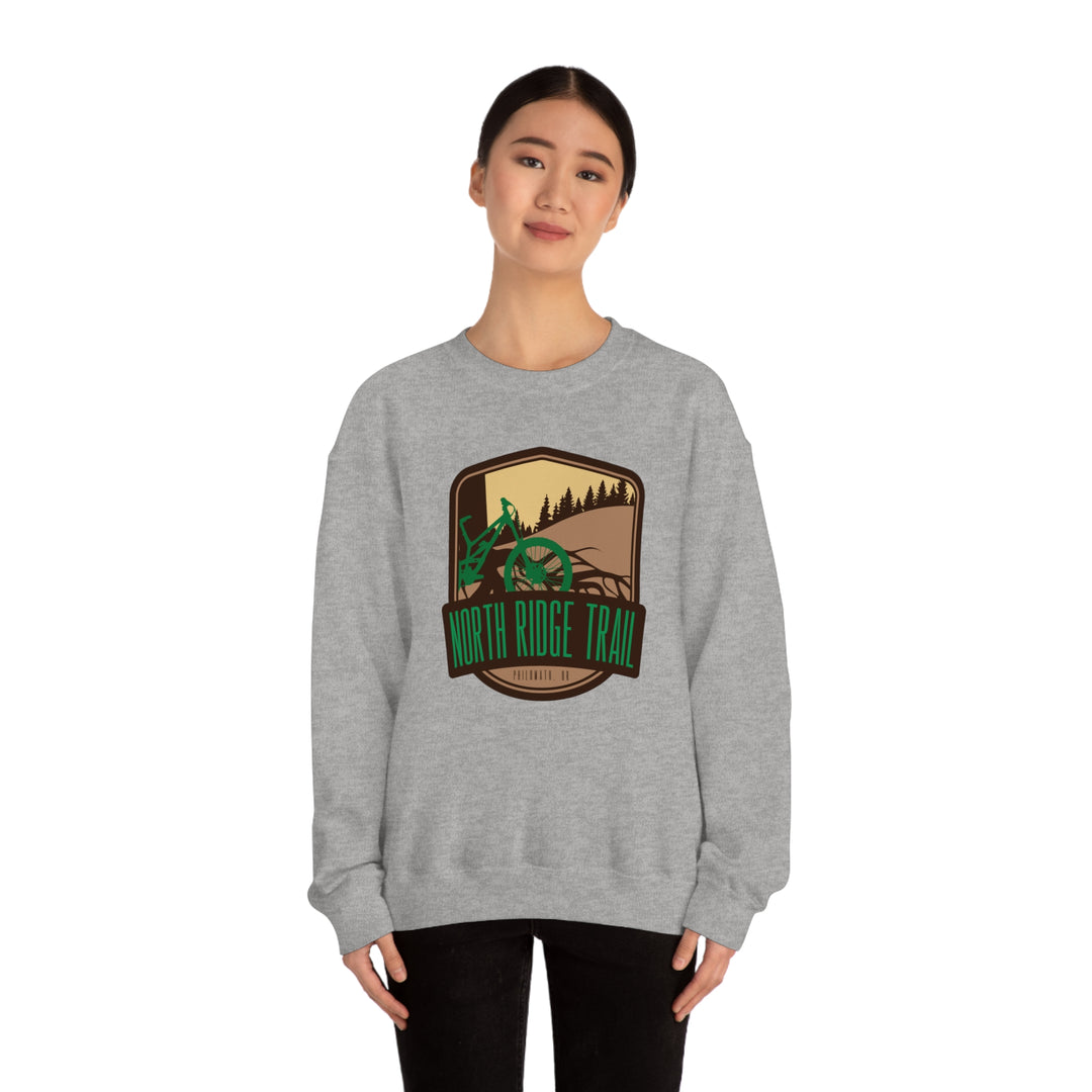 North Ridge Trail - Philomath, Oregon Unisex Heavy Blend Crewneck Sweatshirt