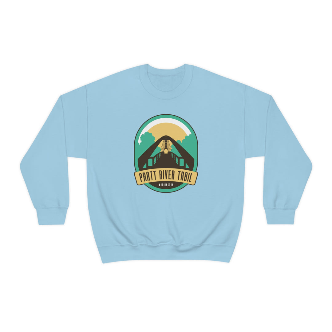 Pratt River Trail - Washington Unisex Heavy Blend Crewneck Sweatshirt