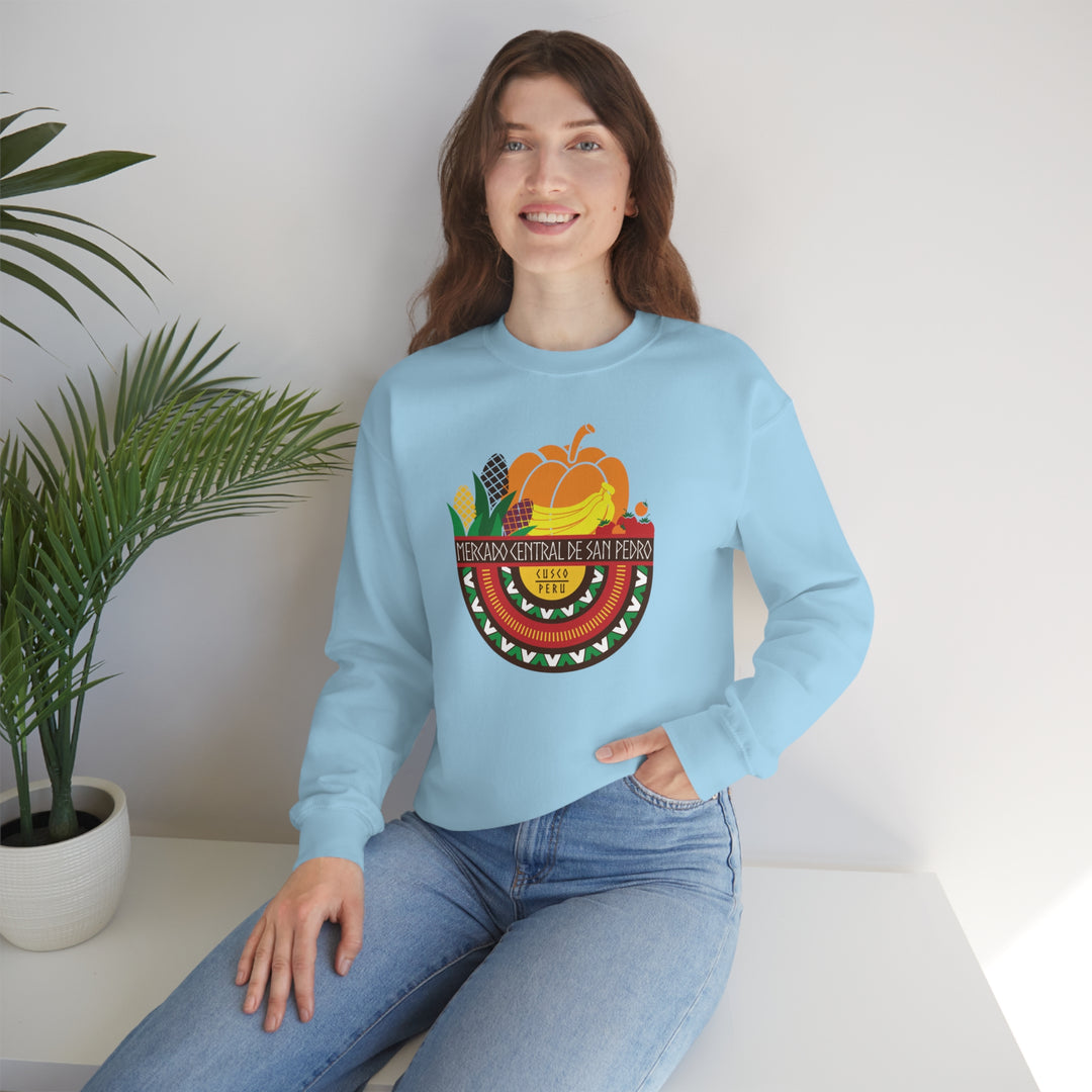 Mercado Central de San Pedro - Cusco, Peru Unisex Heavy Blend Crewneck Sweatshirt