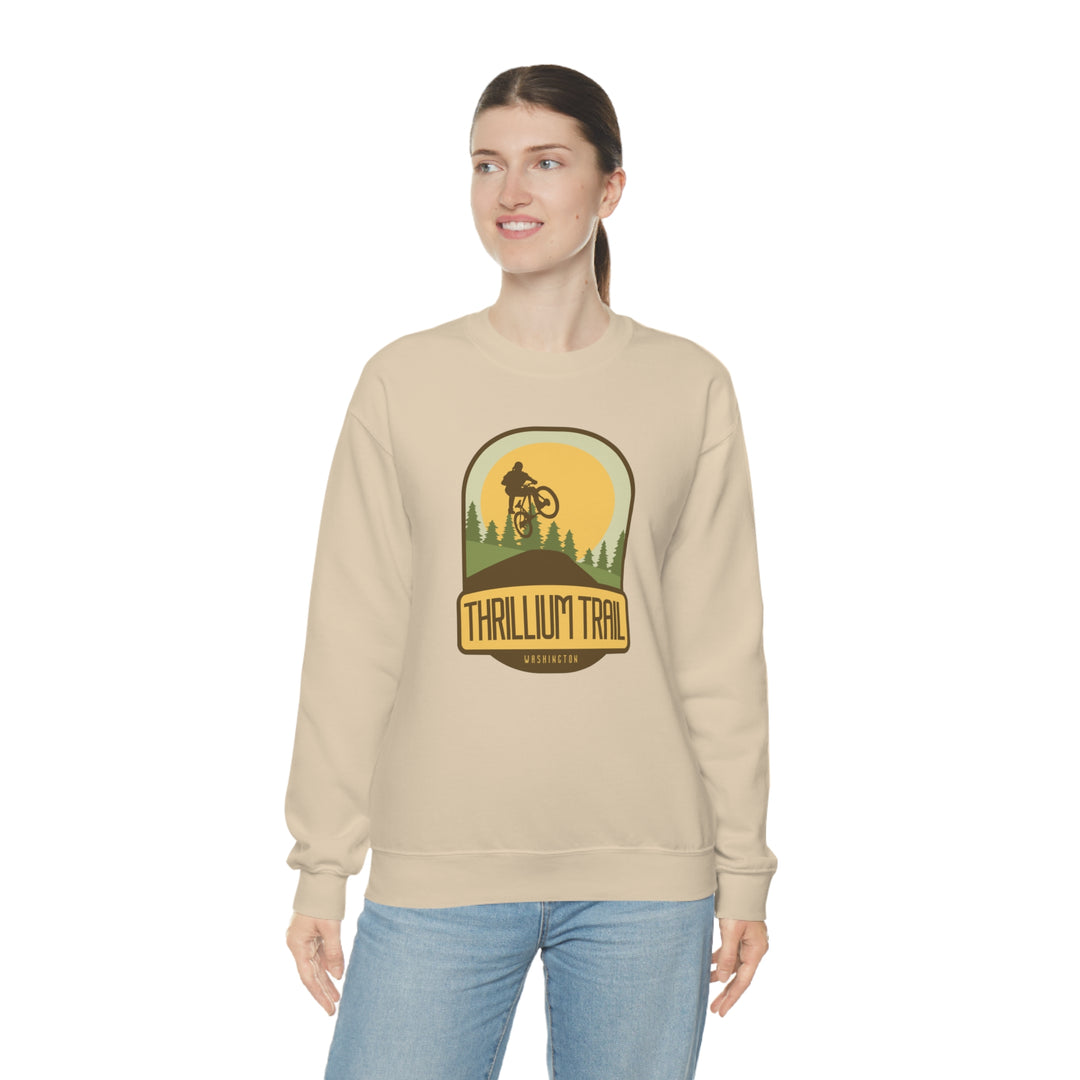 Thrillium Trail - Washington Unisex Heavy Blend Crewneck Sweatshirt