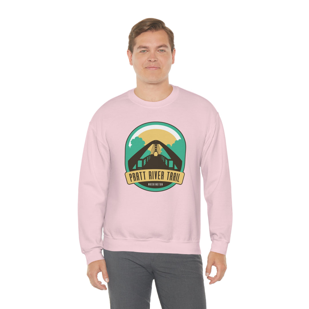 Pratt River Trail - Washington Unisex Heavy Blend Crewneck Sweatshirt