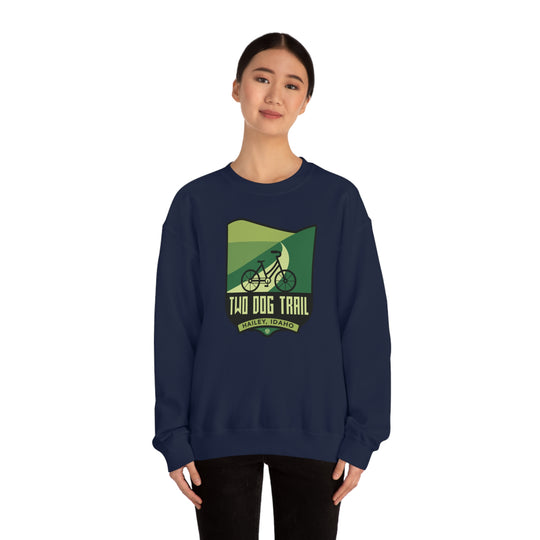 Two Dog Trail - Hailey, Idaho Unisex Heavy Blend Crewneck Sweatshirt