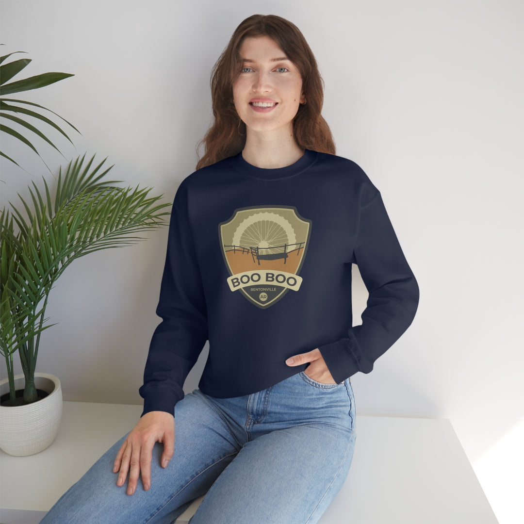 Boo Boo- Bentonville, Arkansas Unisex Heavy Blend Crewneck Sweatshirt