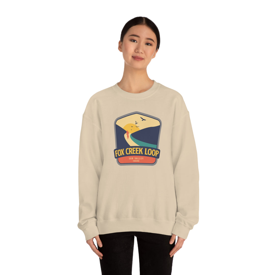 Fox Creek Loop - Sun Valley, Idaho Unisex Heavy Blend Crewneck Sweatshirt