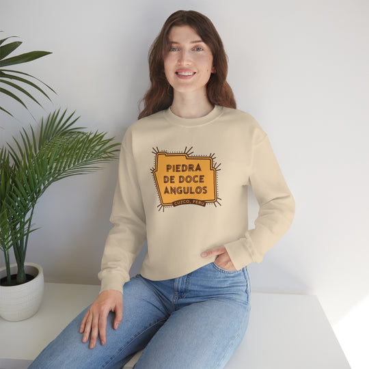 Piedra de doce angulos - Cuzco, Peru Unisex Heavy Blend Crewneck Sweatshirt